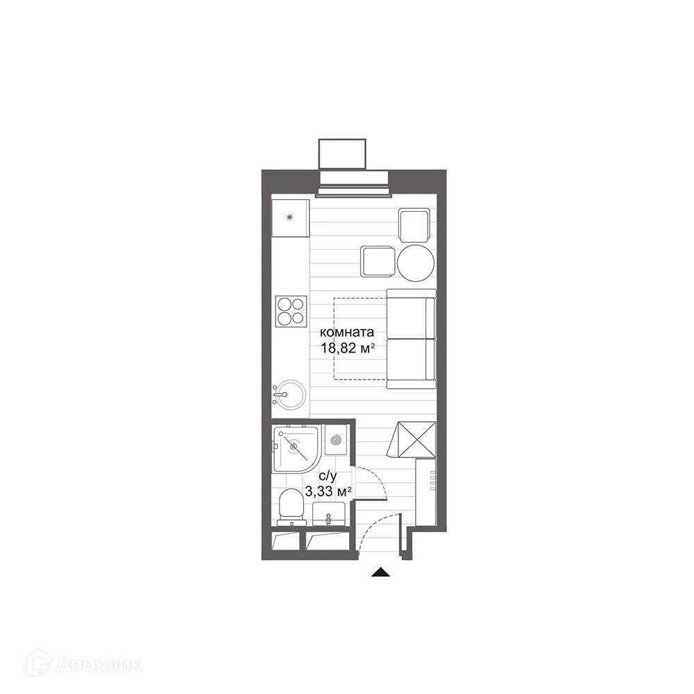 Фото квартиры в ЖК Комплекс апартаментов Новокосино Citimix (Ситимикс)