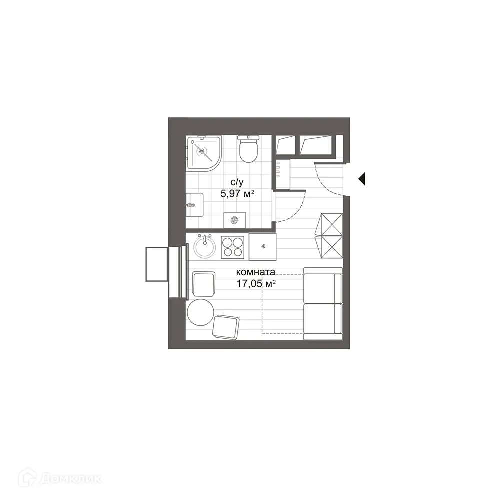 Фото квартиры в ЖК Комплекс апартаментов Новокосино Citimix (Ситимикс)