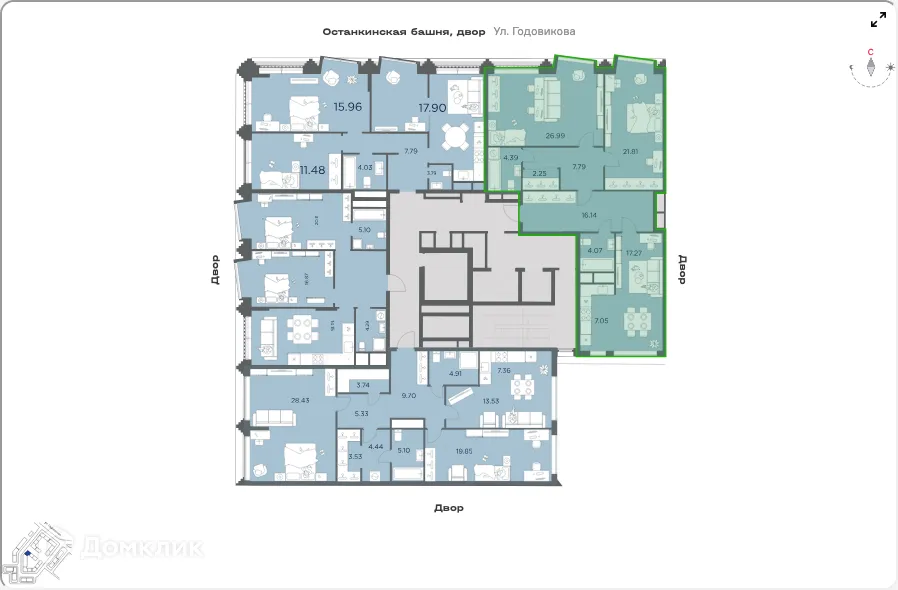 Фото квартиры в ЖК "iLove (АйЛав)"