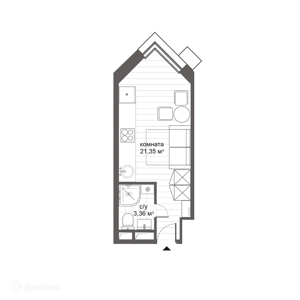 Фото квартиры в ЖК Комплекс апартаментов Новокосино Citimix (Ситимикс)