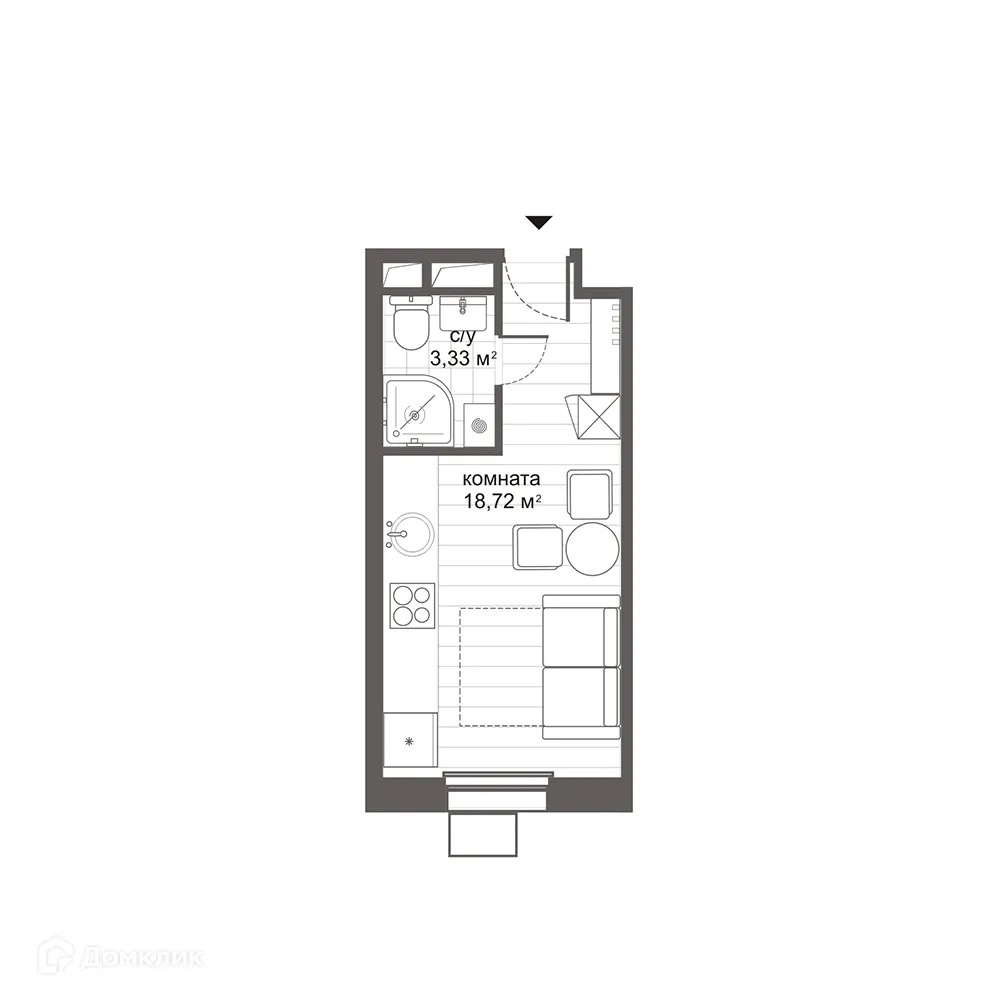 Фото квартиры в ЖК Комплекс апартаментов Новокосино Citimix (Ситимикс)