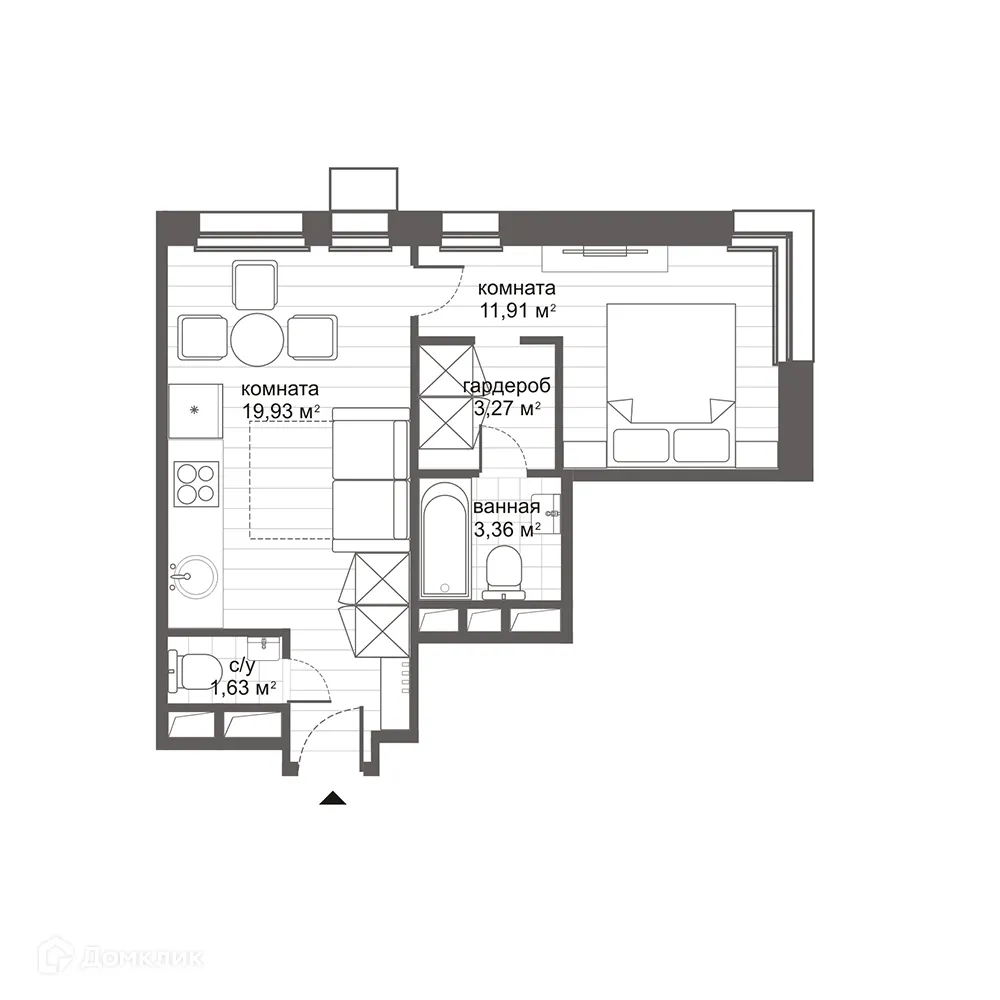 Фото квартиры в ЖК Комплекс апартаментов Новокосино Citimix (Ситимикс)