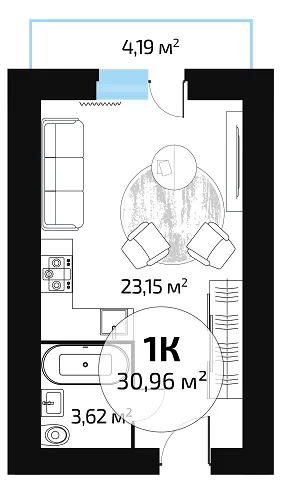 Фото квартиры в ЖК "Новая Самара"