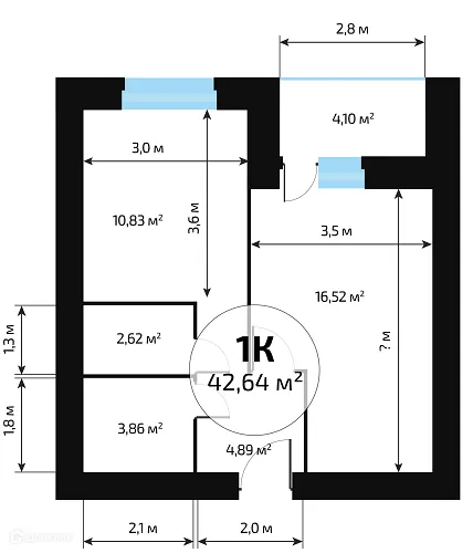 Фото квартиры в ЖК "Новая Самара"