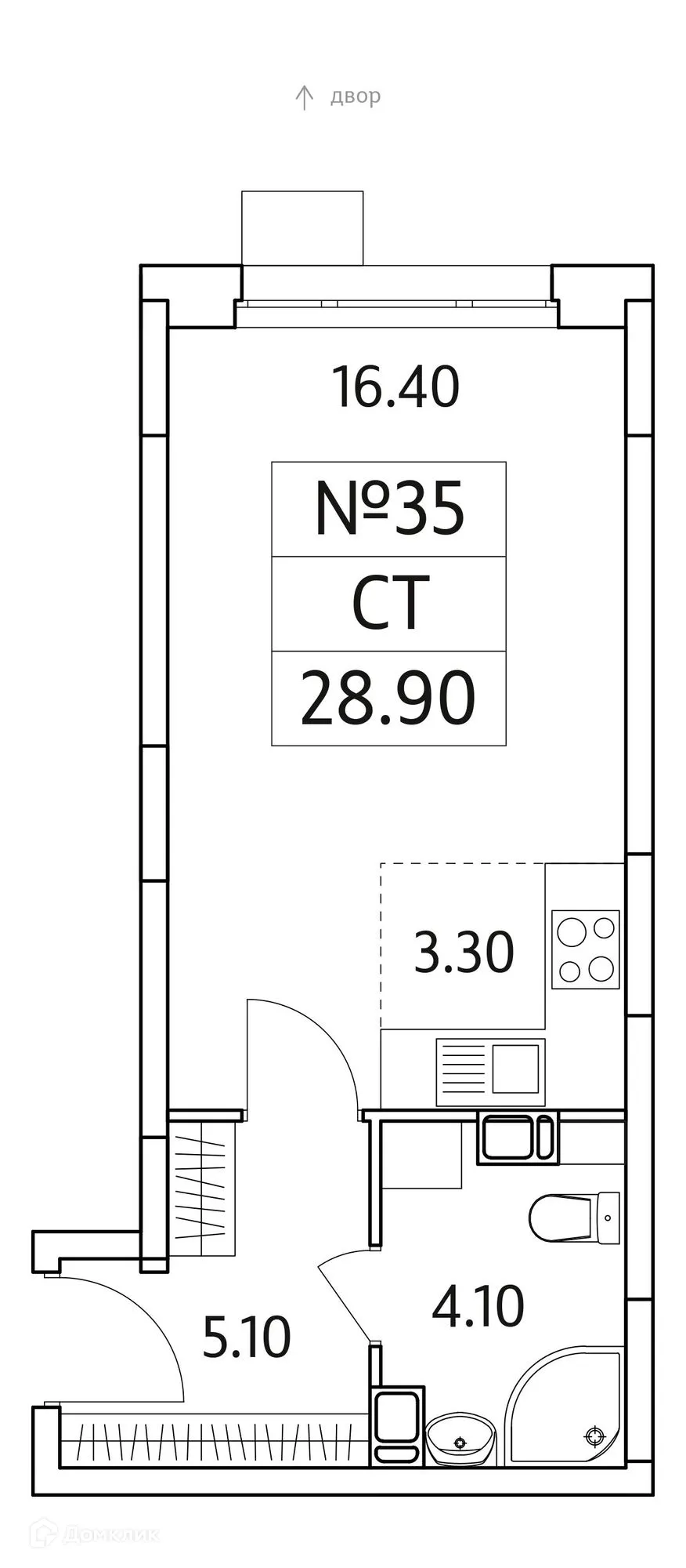 Фото квартиры в ЖК "Облака 2.0"