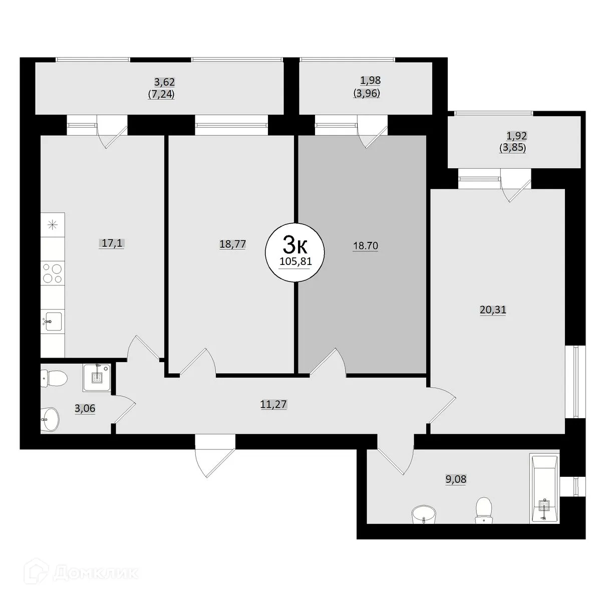 Фото квартиры в ЖК КУЛЬТУРА