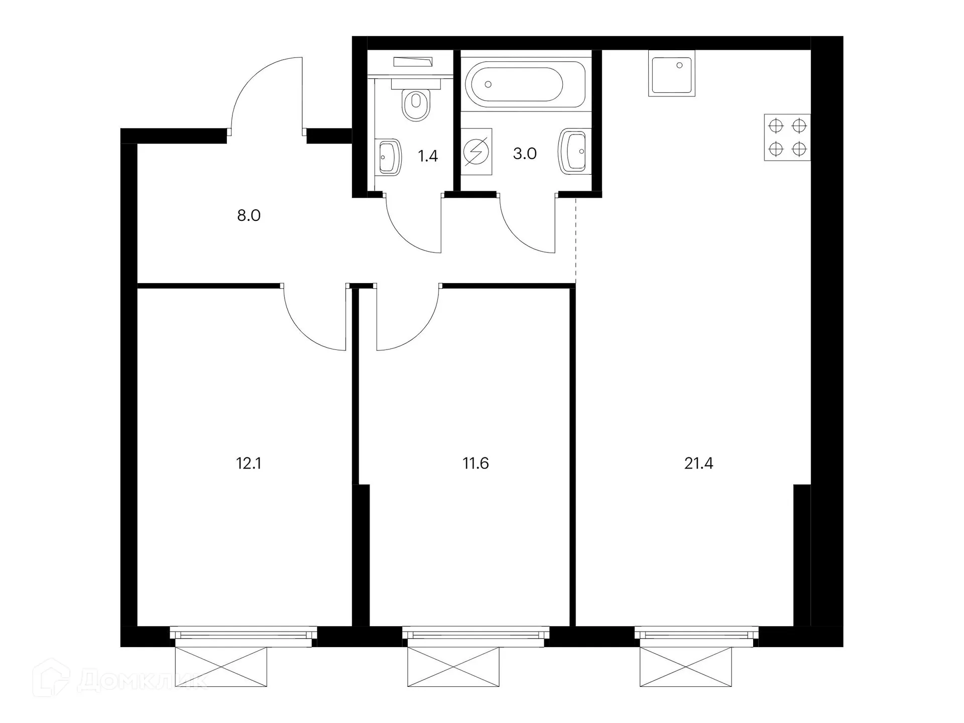 Фото квартиры в ЖК Люблинский парк