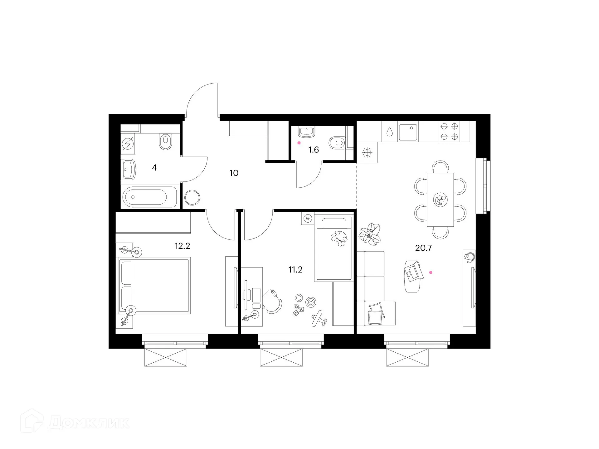 Фото квартиры в ЖК Люблинский парк