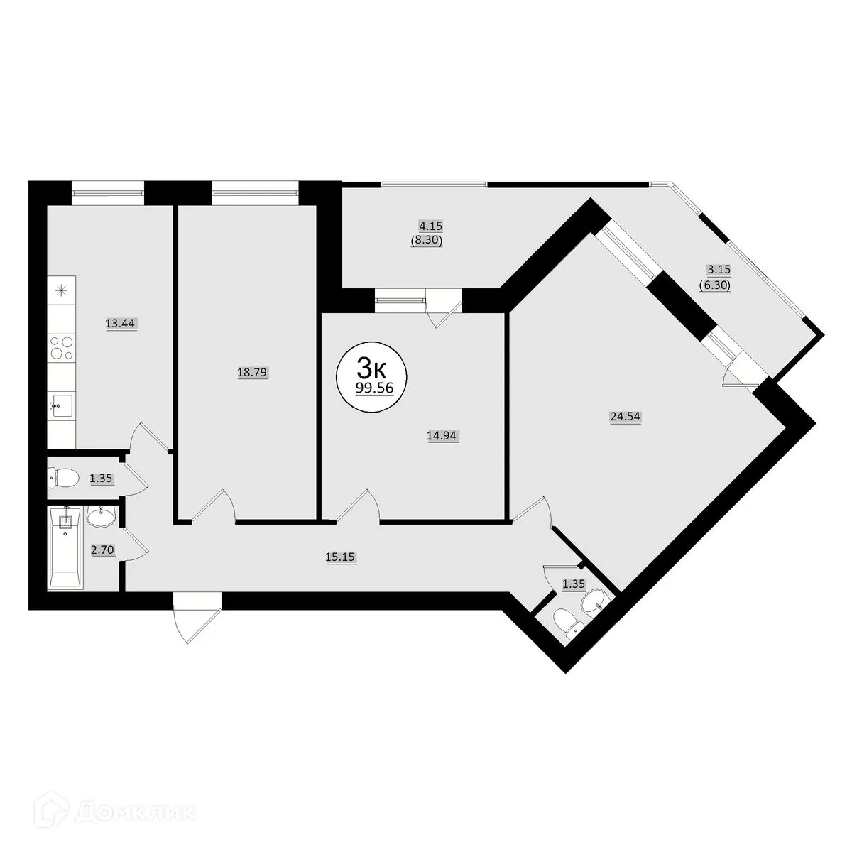 Фото квартиры в ЖК КУЛЬТУРА