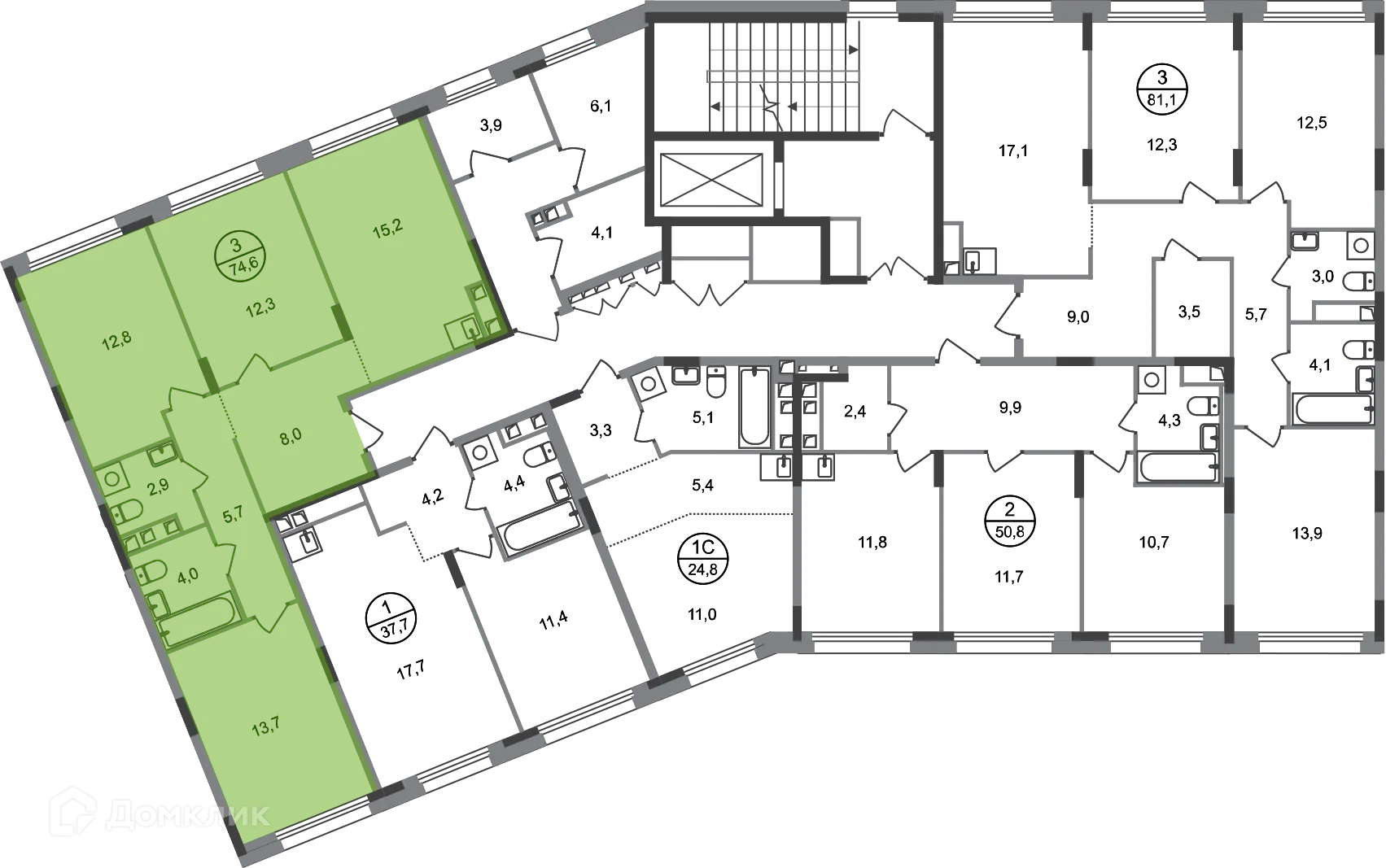 Фото квартиры в ЖК Город-парк "Переделкино Ближнее"