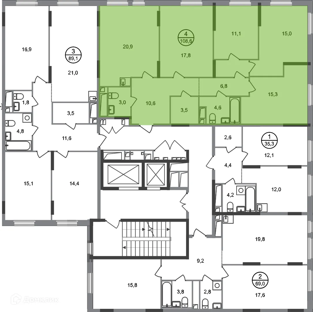 Фото квартиры в ЖК Город-парк "Переделкино Ближнее"