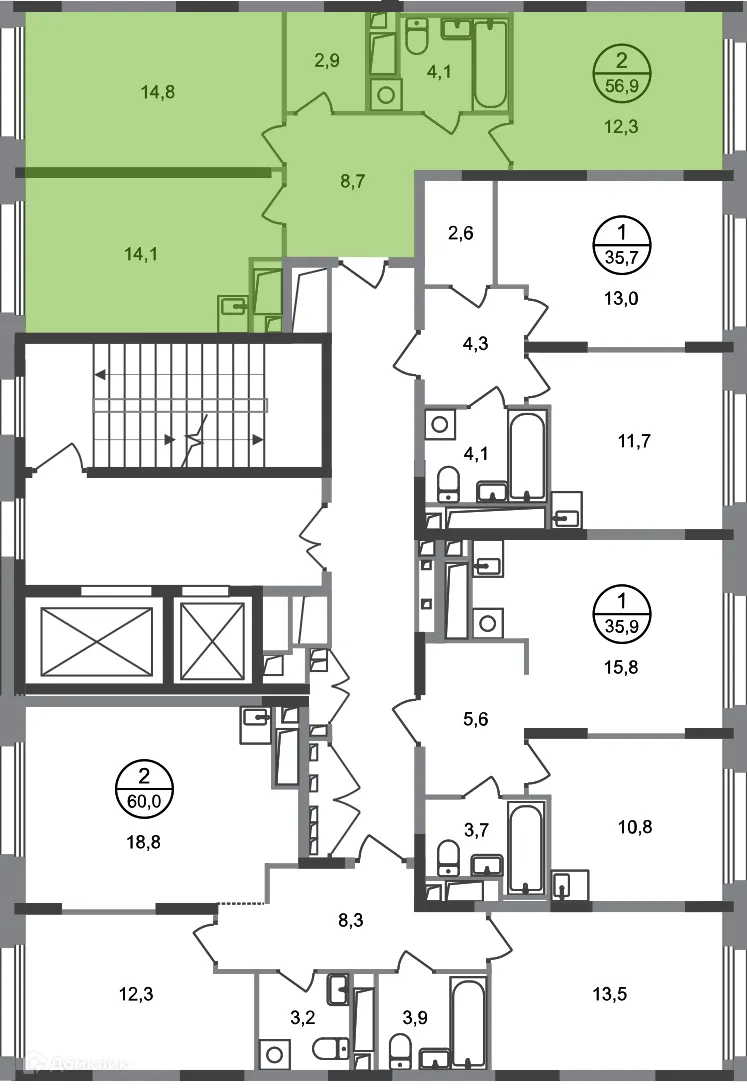 Фото квартиры в ЖК Город-парк "Переделкино Ближнее"