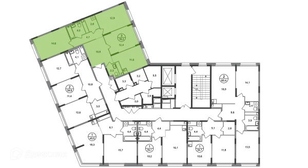 3 комн. квартиры в Москве новостройки
