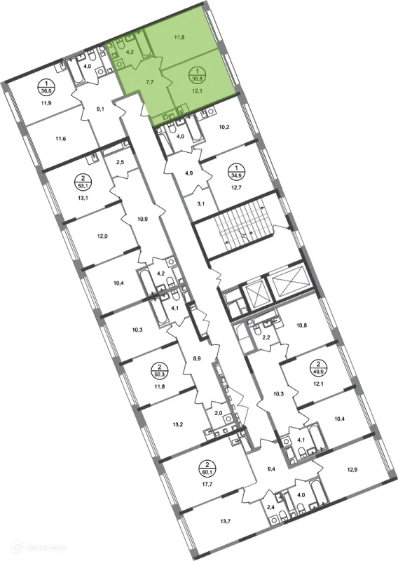1 комн. квартиры в Москве новостройки