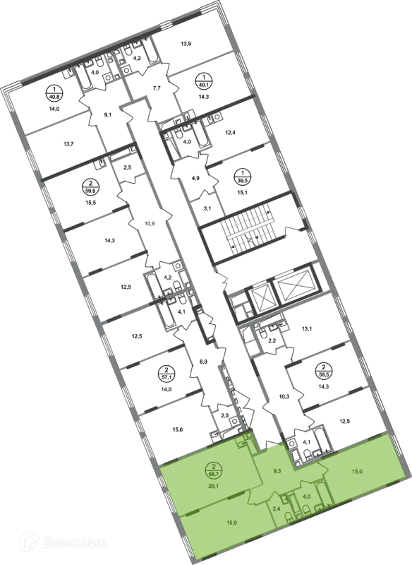 2 комн. квартиры в Москве новостройки