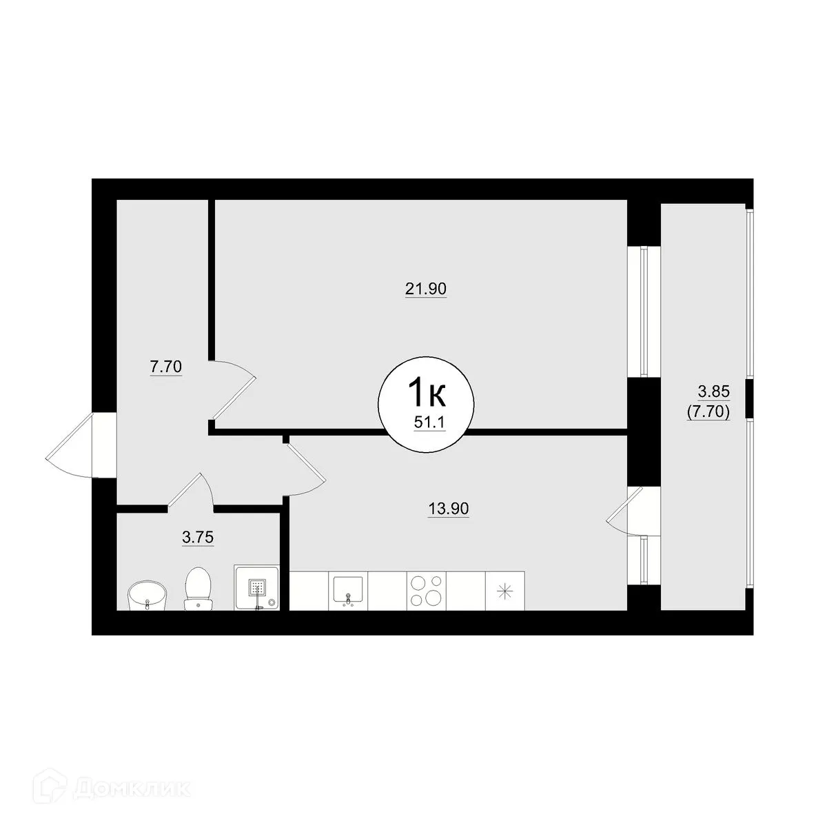 Фото квартиры в ЖК КУЛЬТУРА