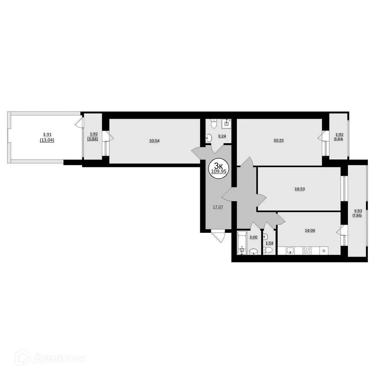 Фото квартиры в ЖК КУЛЬТУРА