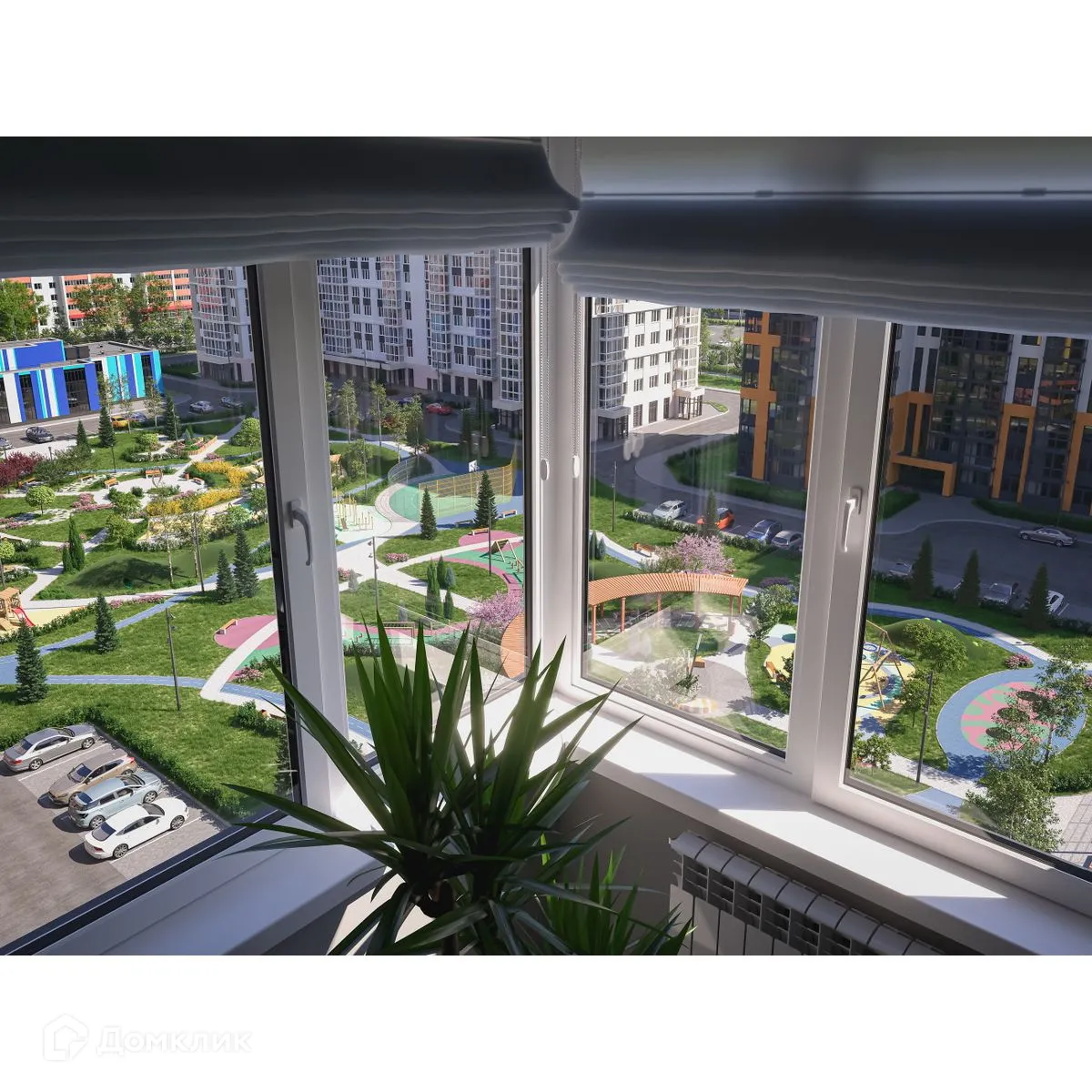 Планировка 2-комнатной квартиры 61.13 м² в ЖК Правый берег, г. Дядьково — фото 5