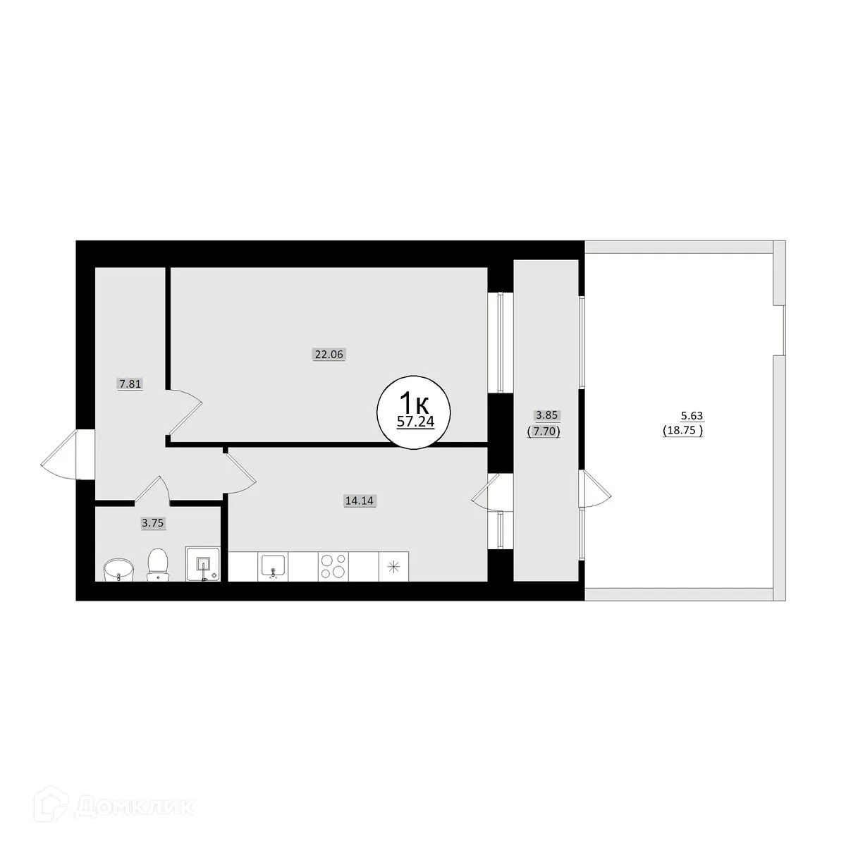 Фото квартиры в ЖК КУЛЬТУРА