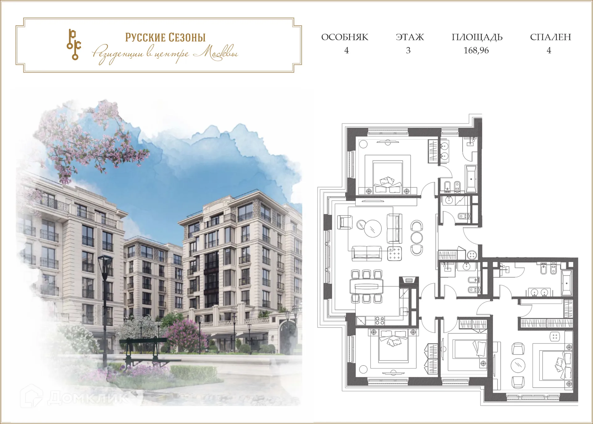 Фото квартиры в ЖК Русские Сезоны