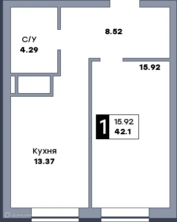Фото квартиры в ЖК СПУТНИК