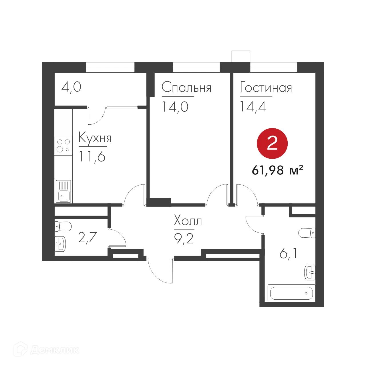 Фото квартиры в ЖК Панова Парк