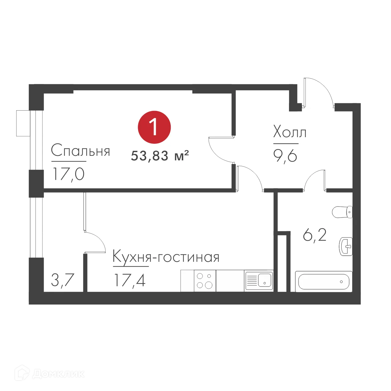 Фото квартиры в ЖК Панова Парк