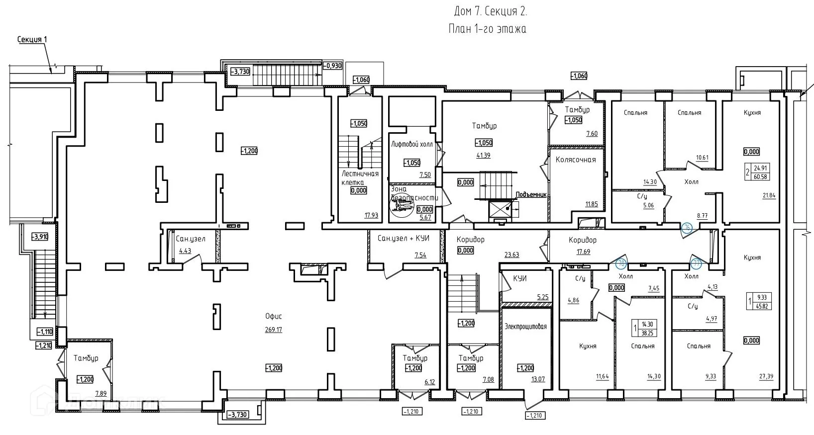 Фото квартиры в ЖК Заречье
