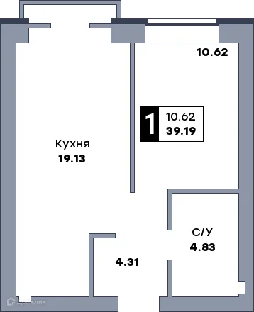 Фото квартиры в ЖК Заречье