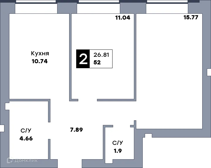 Фото квартиры в ЖК Заречье