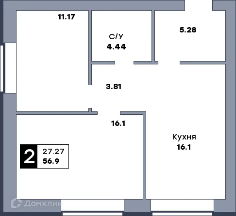 Фото квартиры в ЖК Заречье