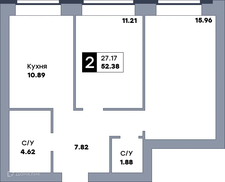 Фото квартиры в ЖК Заречье