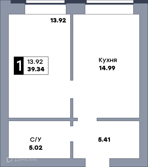 Фото квартиры в ЖК Заречье