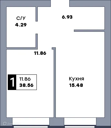 Фото квартиры в ЖК Заречье
