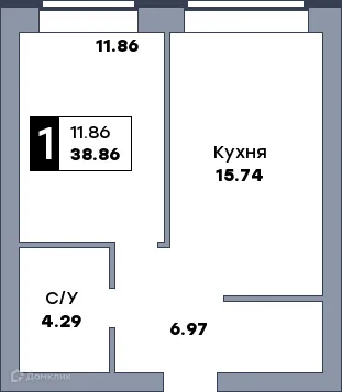 Фото квартиры в ЖК Заречье