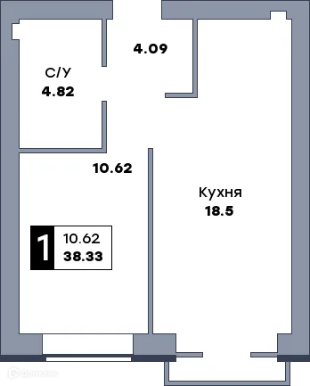 Фото квартиры в ЖК Заречье