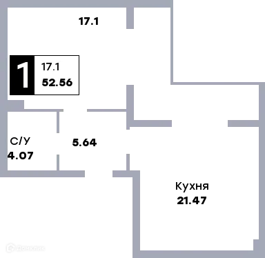 Фото квартиры в ЖК Зодиак