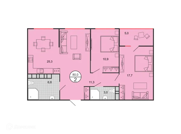 Квартира в ЖК Квартал 204