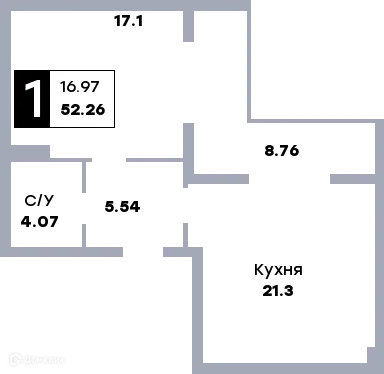 Фото квартиры в ЖК Зодиак