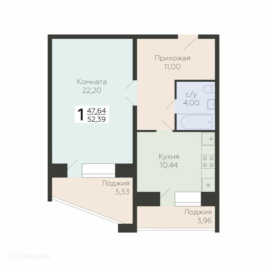 Фото квартиры в ЖК Салют