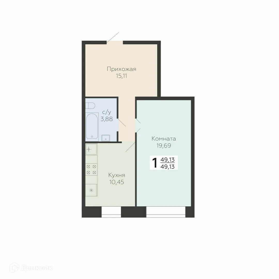 Фото квартиры в ЖК Салют