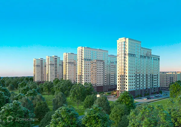 Планировка 2-комнатной квартиры 61.3 м² в ЖК Притяжение, г. Ставрополь — фото 1