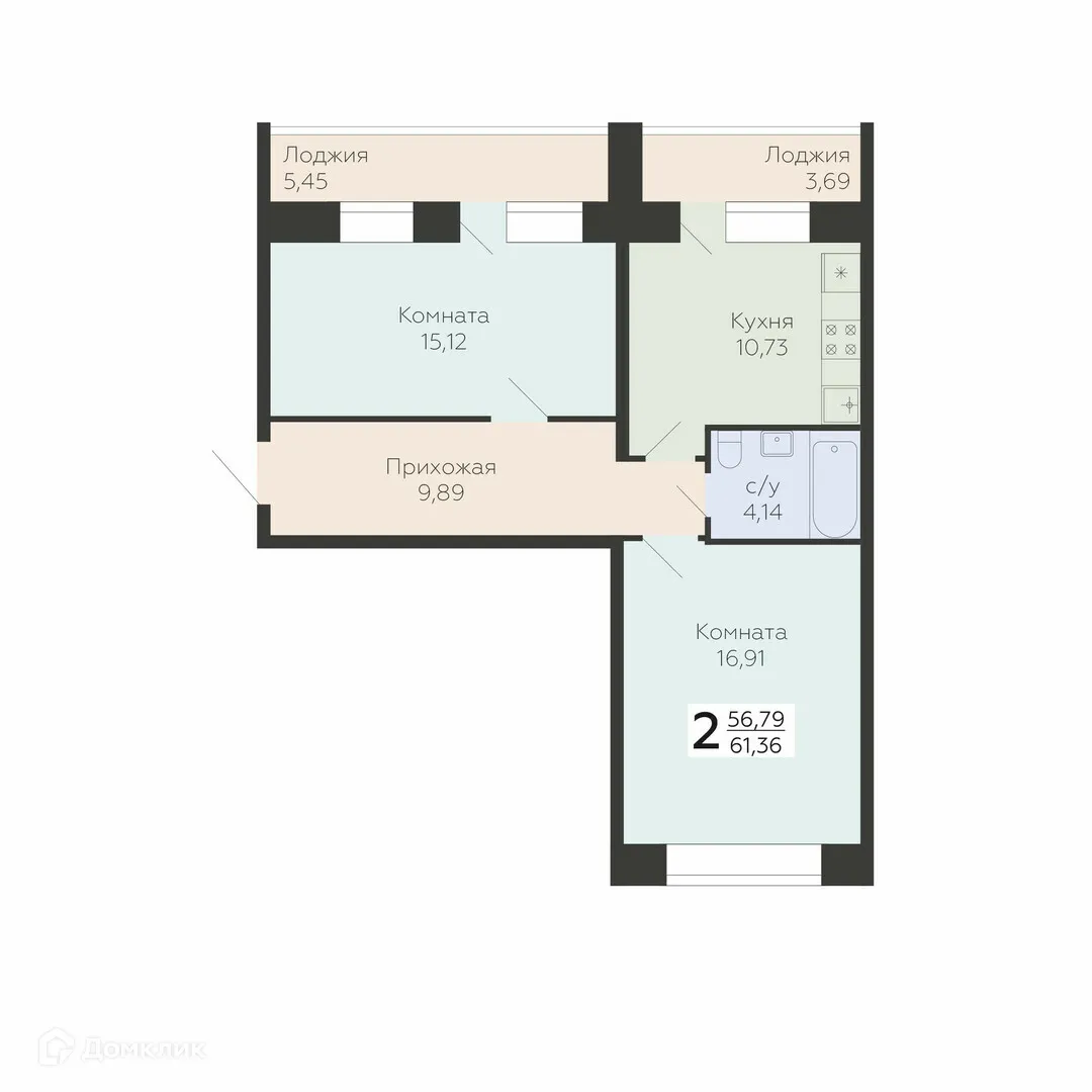 Фото квартиры в ЖК Салют