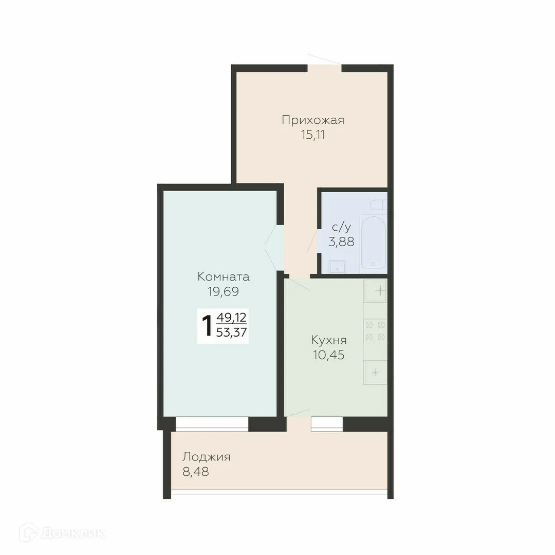 Фото квартиры в ЖК Салют