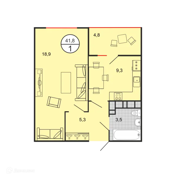 Квартира в ЖК Квартал 204