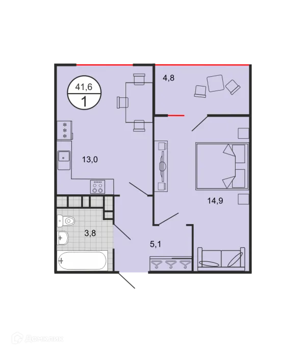 Квартира в ЖК Квартал 204