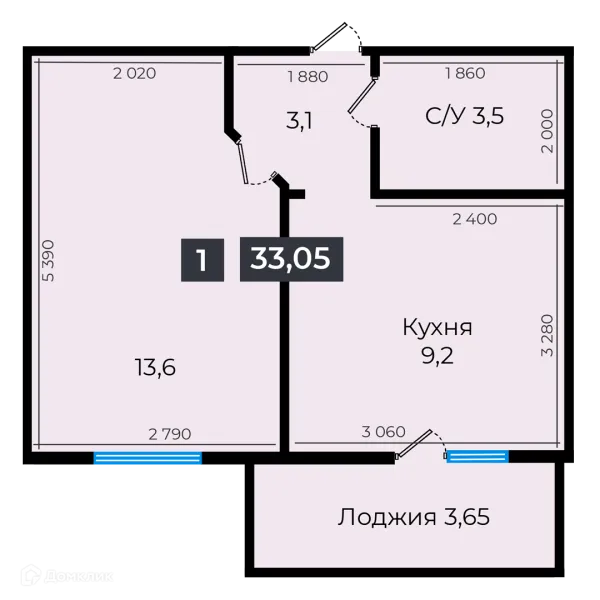 Квартира в ЖК Атмосфера-1