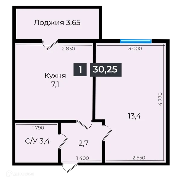 Квартира в ЖК Атмосфера-1