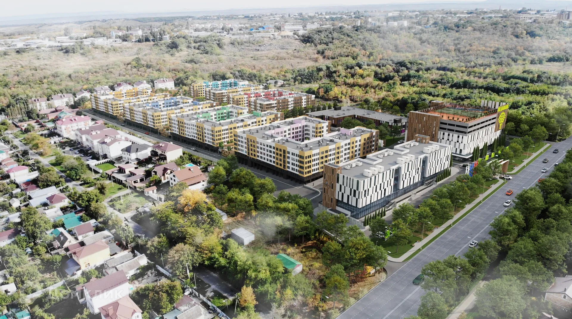 Планировка 1-комнатной квартиры 54.39 м² в ЖК Дыхание, г. Ставрополь — фото 6