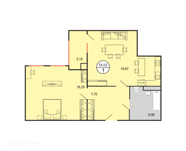 Квартира в ЖК Дыхание